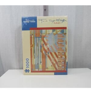 Brand NEW Frank Lloyd Wright July Fourth 1927 Puzzle 1000 Piece FLAGS
